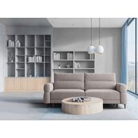 Livetastic ROZKLADACIA POHOVKA, textil, sivobéžová