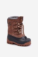 High Warm Children's Snow Boots with Drawstring Lee Cooper Brown