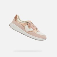 Light pink women's sneakers Geox Bulmya - Women's