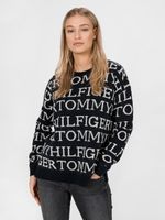 Tommy Hilfiger All-Over Pullover Blau