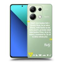 Silikónový prehľadný obal pre Xiaomi Redmi Note 13 5G - Kazma - MĚLI BYSTE SE DO TOHO PUSTIT