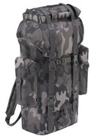 Nylon Military Backpack Grey Camo