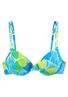 SUNSEEKER Bikini gornji dio  plava / zelena / bijela