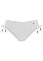 LASCANA Bikini donji dio  zlatna / tamno narančasta / bijela