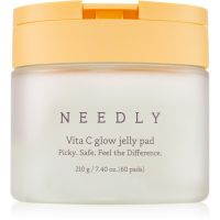 NEEDLY Vita C Glow Jelly Pad čistilne blazinice za osvetlitev kože z vitaminom C 60 kos