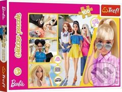 Třpytivé puzzle Barbie (100 dílků) - puzzle z kategorie 60 - 300 dílků