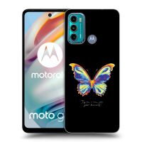 Silikónový čierny obal pre Motorola Moto G60 - Diamanty Black
