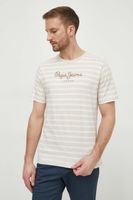 Pepe Jeans Bavlnené tričko Pepe Jeans STRIPED EGGO