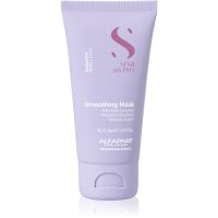 Alfaparf Milano Semi di Lino Smooth розгладжуюча маска для неслухняного та кучерявого волосся 50 мл
