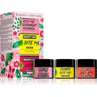 Beauty Jar 3 Steps to SOFT Lips darilni set (za ustnice)