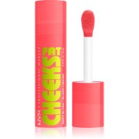 NYX Professional Makeup Fat Cheeks Juicy Blush flüssiges Rouge Farbton 05 Peach Plunge 8 ml