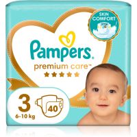 Pampers Premium Care Size 3 одноразові підгузки 6-10 kg 40 кс