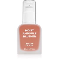 House of Hur Moist Ampoule Blusher tekoče rdečilo odtenek 01 Nude Beige 20 ml