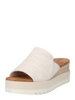 TOMS Sandale 'DIANA MULE'  bež / vuneno bijela