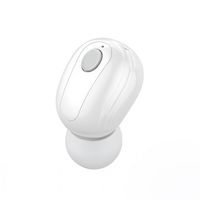 Neviditelné bezdrátové bluetooth handsfree mikrosluchátko s mikrofonem bílá