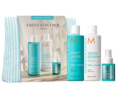 Darčeková sada na uhladenie krepatých vlasov Moroccanoil Frizz Control Collection + sprej na uhladenie a taštička zadarmo + darček zadarmo