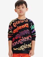 Desigual Sweat Xocolat Sweatshirt Kinder Schwarz