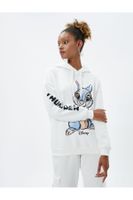 Koton Hooded Bambi Sweatshirt Printed Licensed Long Sleeve