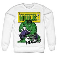 bluza bez kaptur męskie Hulk - I Am The Hulk - HYBRIS - DSN-3-HLK002-H47-9-WH S
