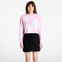 Bluza Urban Classics Ladies Tie Dye Cropped Crewneck Pink M