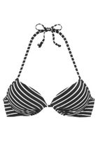 s.Oliver Bikini gornji dio  crna / bijela