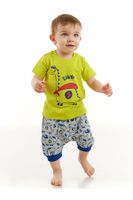 Denokids Super Dino Baby Boy T-shirt Capri Shorts Set