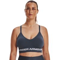 Biustonosz Under Armour Seamless Low Long Bra Gray S