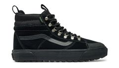 Vans MTE Sk8-Hi Dr Waterproof Black Unisex - Tenisky Vans - Čierna - VN000CVRBLK1-8 - Size: 8