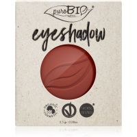 puroBIO Cosmetics Compact Eyeshadows Lidschatten Ersatzfüllung Farbton 13 Marsala 2,5 g