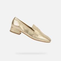 Mokasyny Geox Dhyalma w kolorze złotym