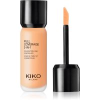 KIKO Milano Full Coverage 2-In-1 Make-up und Korrektor 2 in 1 Farbton 95 Neutral Gold 25 ml