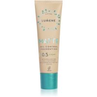 Lumene Matte Oil-Control mattító alapozó SPF 20 árnyalat 0,5 Fair Nude / Light 30 ml