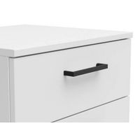 Carryhome KOMODA, biela, 45/83/40 cm