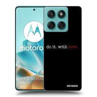 Silikónový čierny obal pre Motorola Edge 60 5G - Do it. With love.