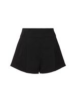 Paperbag Waist Stretch Wool Shorts