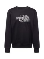 THE NORTH FACE Sweater majica 'Drew Peak'  tamo siva / crna