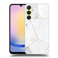 Silikónový prehľadný obal pre Samsung Galaxy A25 A256B 5G - White tile