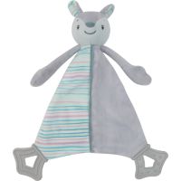 Petite&Mars Cuddle Cloth with Teether ninica z grizljajočim delom Squirrel Boby 1 kos