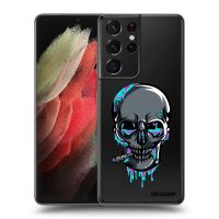 Silikónový prehľadný obal pre Samsung Galaxy S21 Ultra 5G G998B - EARTH - Lebka 3.0