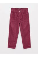 LC Waikiki Paperbag Girls Velvet Trousers