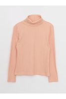 LC Waikiki Turtleneck Basic Long Sleeve Girls T-Shirt