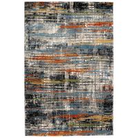 Novel TKANÝ KOBEREC, 200/290 cm, modrá, sivá