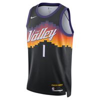 Nike Dri-FIT NBA Devin Booker Phoenix Suns City Edition Swingman Jersey - Pánske - Dres Nike - Čierne - HM5993-011 - Veľkosť: S
