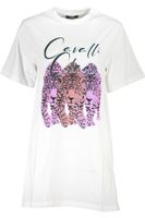 CAVALLI CLASS WOMEN&#39;S SHORT DRESS WHITE