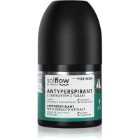 so!flow Men Antiperspirant Antitranspirant-Deoroller für Herren Tobacco extract scent of Lime with Rosemary 50 ml