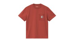 Carhartt WIP W' S/S Pocket T-Shirt Vermilion Dámske - Tričká Carhartt WIP - Čierna - I032215_2LX_XX-XS - Size: XS