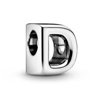 Pandora Stříbrný korálek "D" Moments 797458