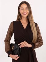 Sukienka-MI-SK-67634.99-ciemny brązowy