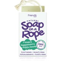 Friendly Soap Soap on a Rope Peppermint & Poppy Seeds Naturseife 95 g