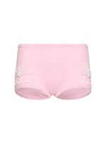 Embroidered Knit Shorts